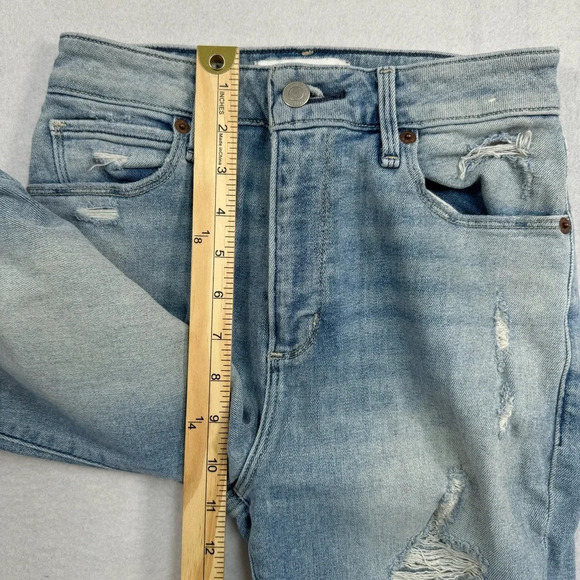Abercrombie & Fitch Skinny Ankle Jeans Womens Sz 26/2 Light Blue High Rise - Picture 9 of 12